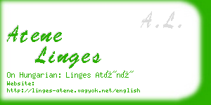 atene linges business card